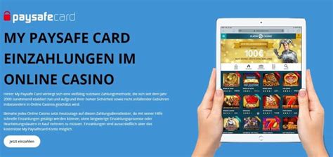  online casino mit paysafe aufladen